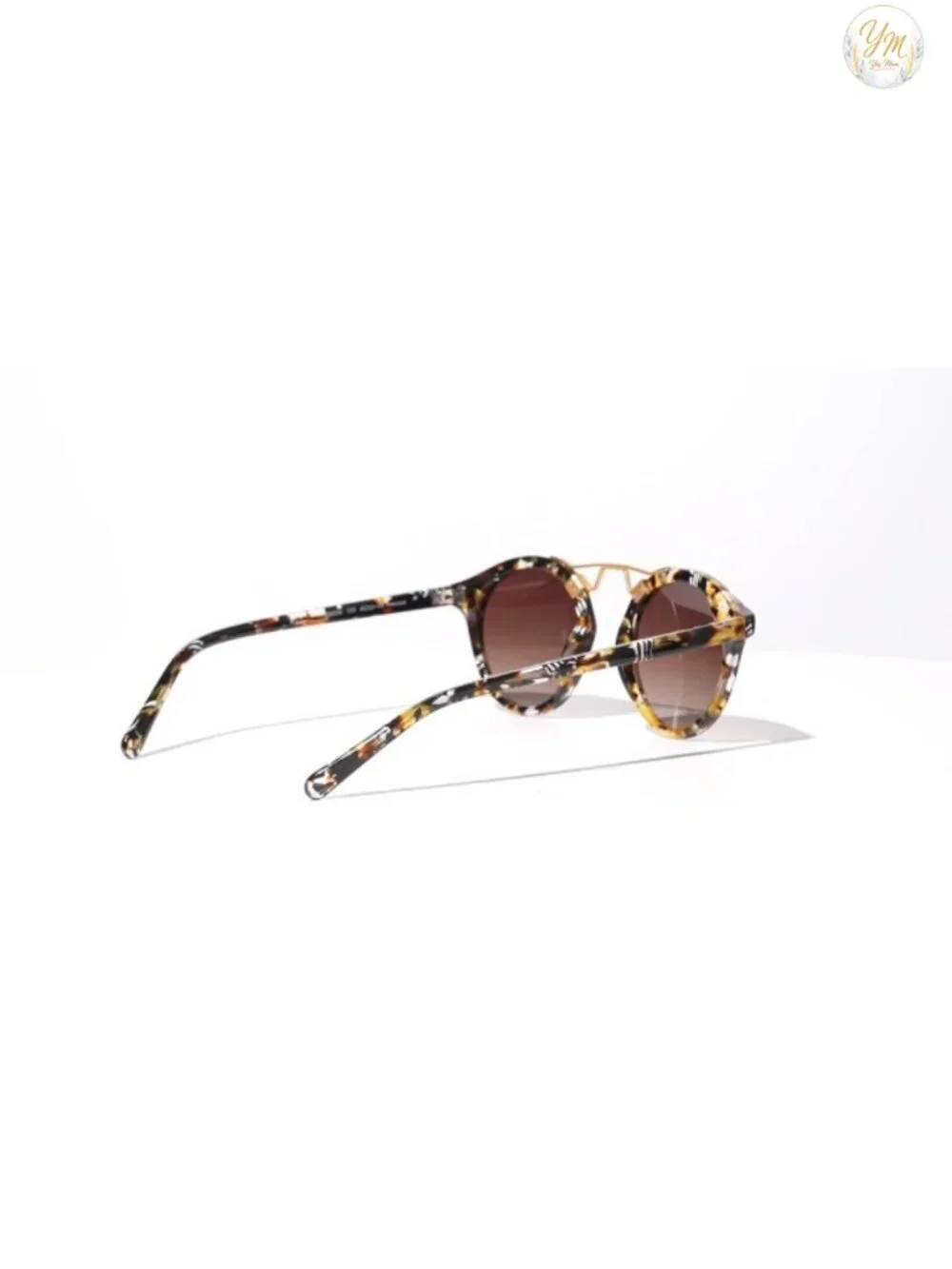 Polarized Round Sunglasses for Women Retro Acetate UV400 Driving